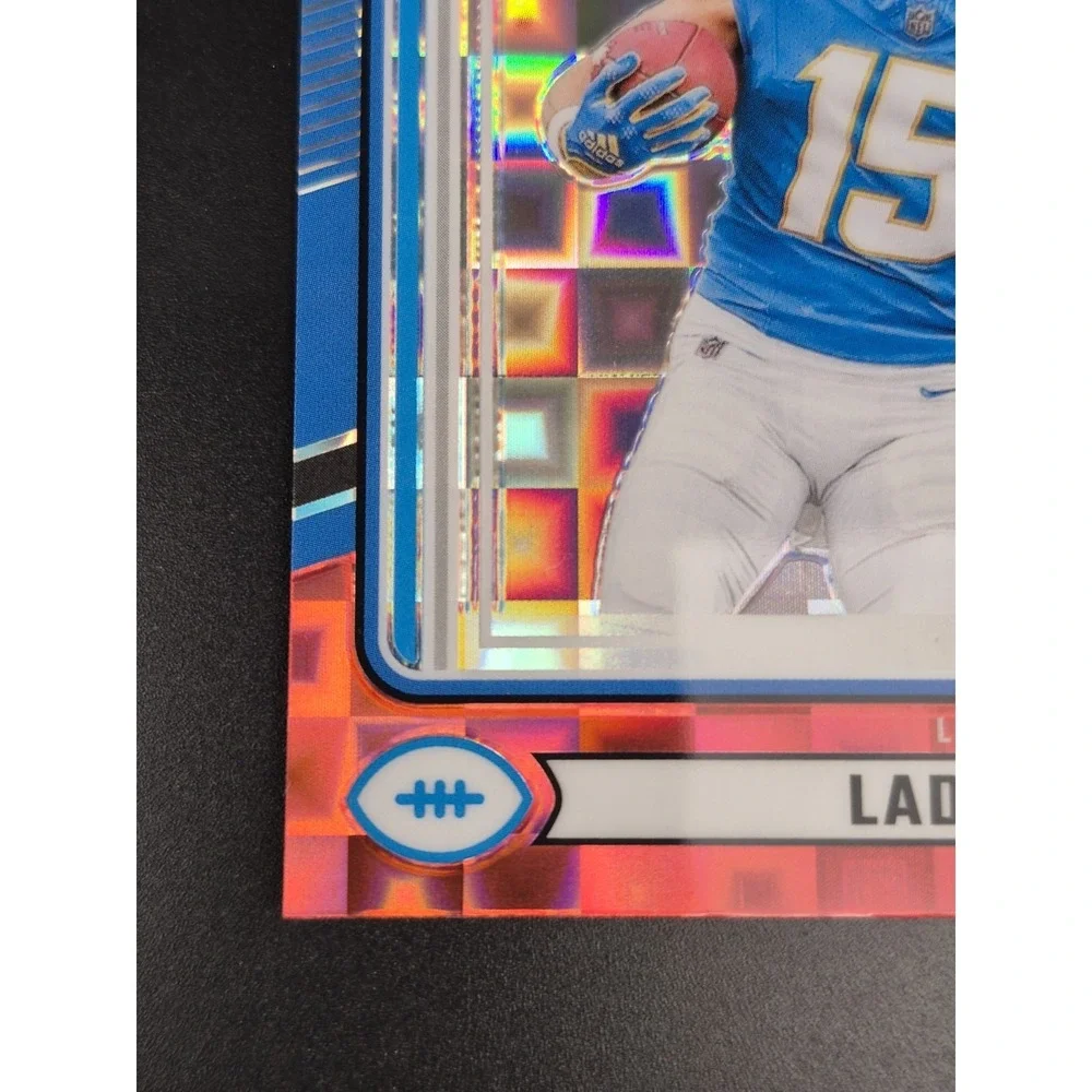 2024 Panini Donruss Rated Rookie Ladd McConkey #328 Red Pandora Prizm (RC)